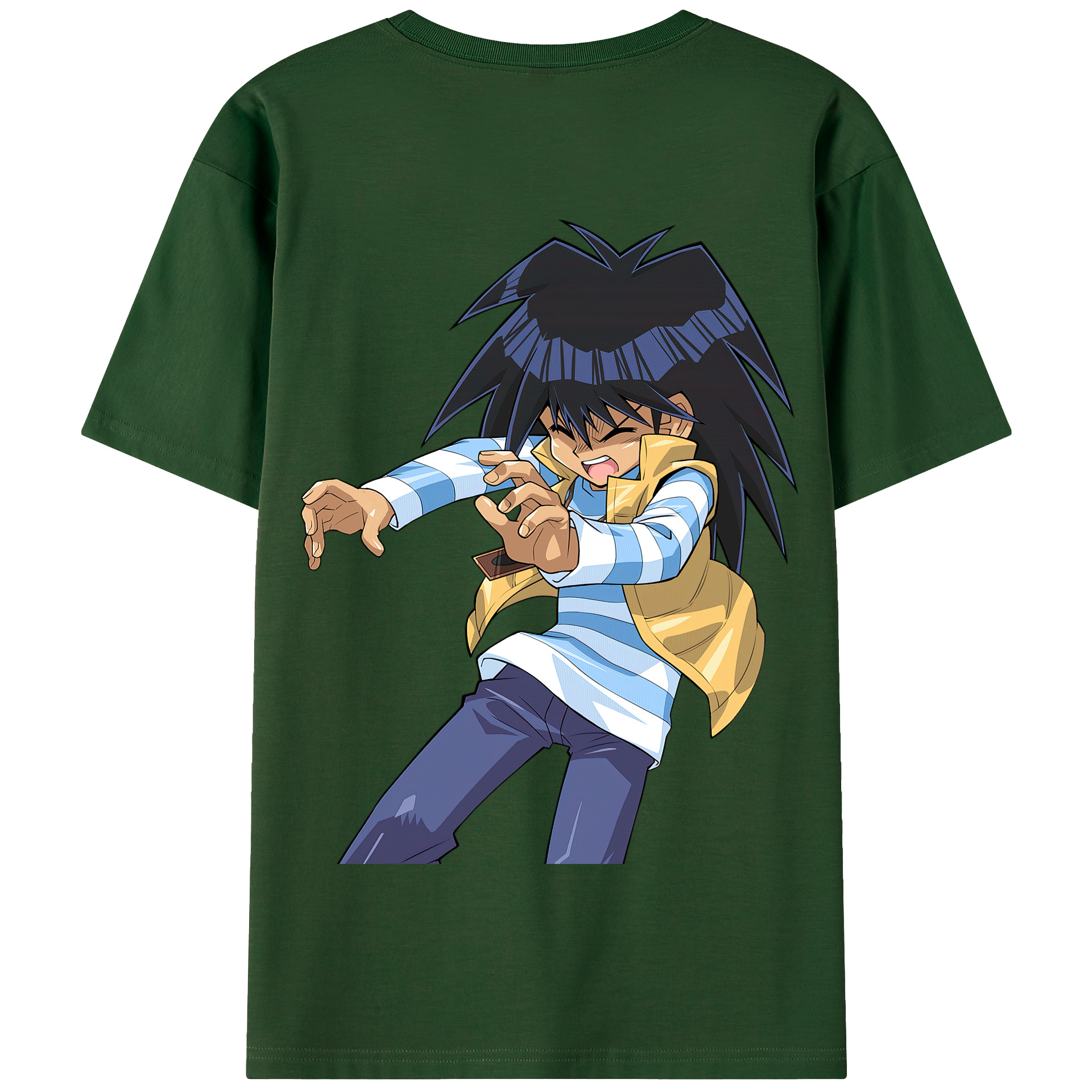 （画像用） 遊☆戯☆王 Yu-Gi-Oh! 綿100％半袖Tシャツ（背面プリント）